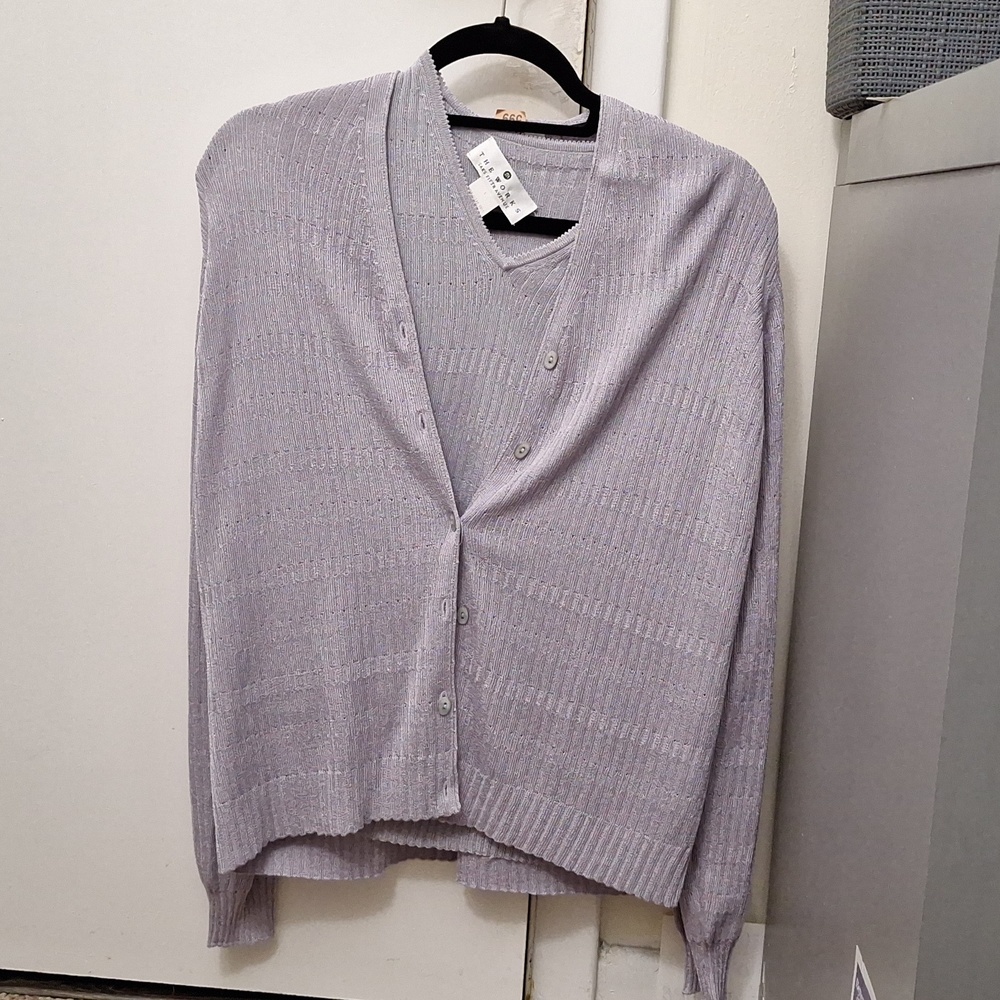 Light purple cardigan